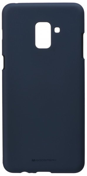 

Чехол Goospery для Galaxy A8+ 2018 (A730) SF Jelly Midnight Blue
