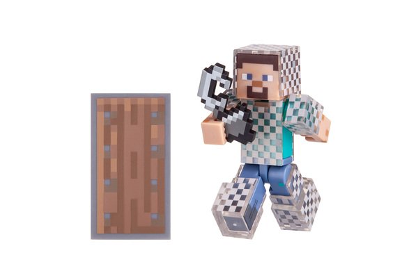 

Игровая фигурка Jazwares Minecraft Стив в кольчуге серия 4 (16493M)