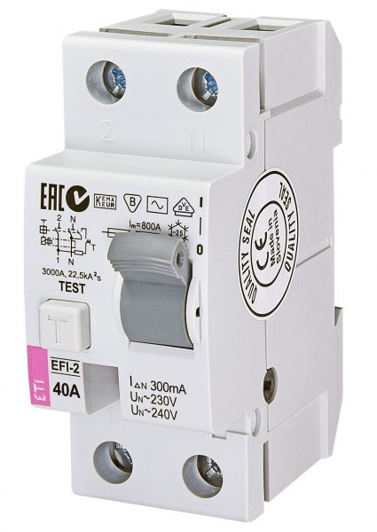 

УЗО ETI EFI-2 40/0,3 тип AC (10kA)