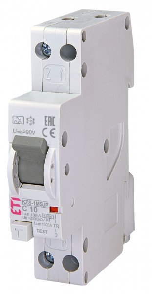 

Дифференциальный автомат ETI KZS 1M SUP C 10/0,01 тип A (6kA)