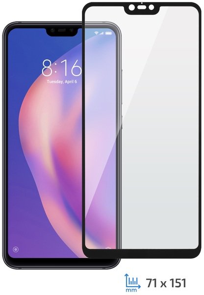 

Cтекло 2E для Xiaomi Mi 8 Lite 2.5D Black border FG