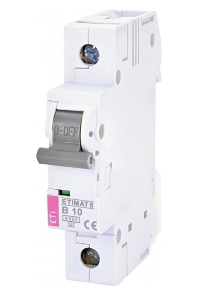 

Авт. Выключатель ETI ETIMAT 6 1p B 10А (6 kA)