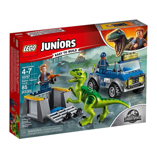 ≡ <b>Конструктор LEGO Juniors</b> Спасательный грузовик раптора ...