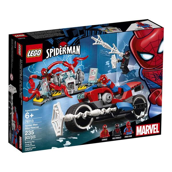 

Конструктор LEGO Super Heroes Спасение на мотоцикле с Человеком-пауком (76113)