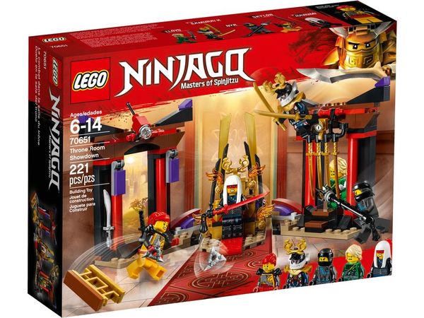 

Конструктор LEGO Ninjago Бой в тронном зале (70651)