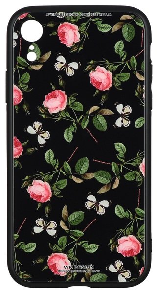 

Чeхол WK для Apple iPhone XR WPC-061 Flowers RD/BK