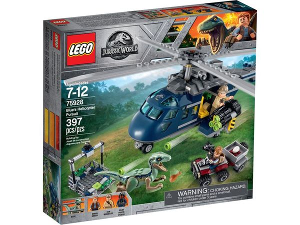 

Конструктор LEGO Jurassic World Преследование на вертолете Блу (75928)