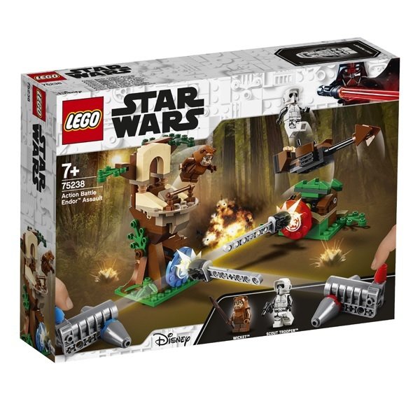 

Конструктор LEGO Star Wars Боевые действия Нападение на спутник Эндора (75238)