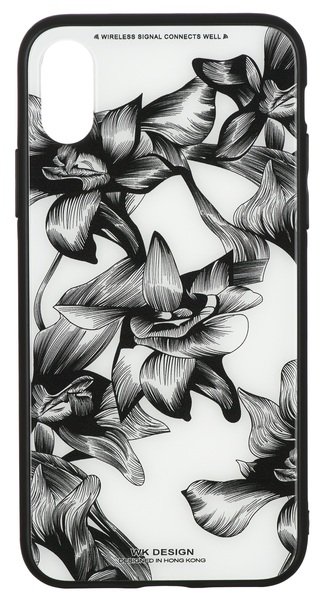 

Чeхол WK для Apple iPhone XS/X WPC-061 Flowers BK/WH