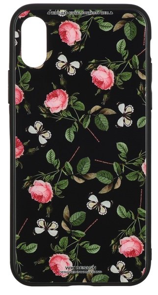 

Чeхол WK для Apple iPhone XS/X WPC-061 Flowers RD/BK