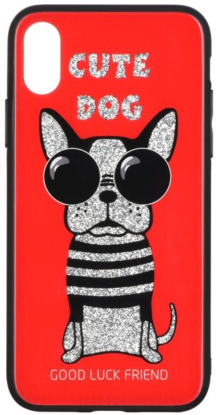 

Чeхол WK для Apple iPhone XS Max WPC-087 Cute Dog Red