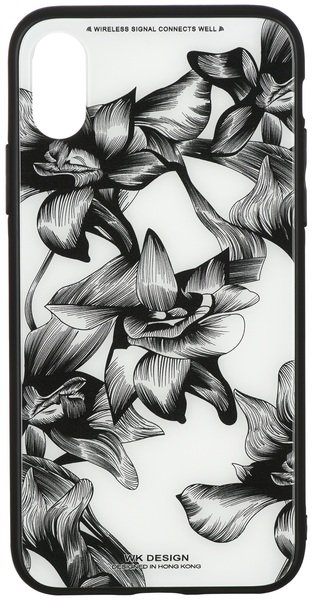 

Чeхол WK для Apple iPhone XS Max WPC-061 Flowers BK/WH