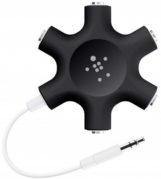 

Разветвитель для наушников Belkin RockStar 5x3.5mm Green