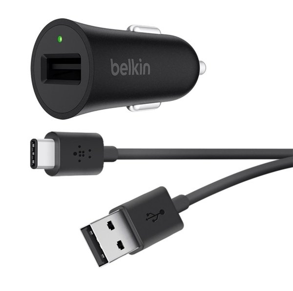 

Автомобильное зарядное устройство Belkin Boost Up Quick Charge 3.0 + Type-C Cable Black