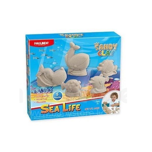 

Песок для творчества Paulinda Sandy clay Морская жизнь 300 грамм, 5 единиц (PL-140016)