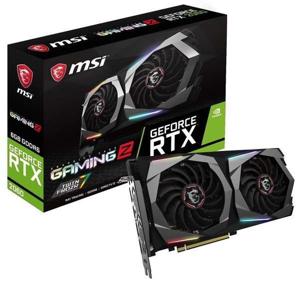 

Видеокарта MSI GeForce RTX2060 6GB GDDR6 Gaming Z (GF_RTX2060_GAMING_Z_6G)