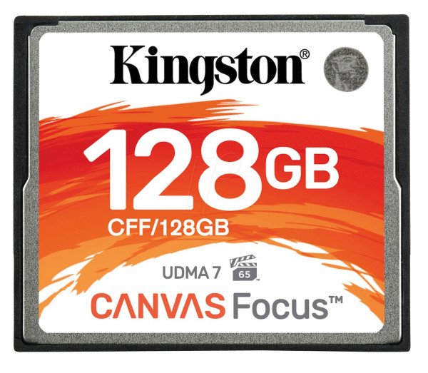 

Карта памяти KINGSTON CF 128GB R150/W130MB/s (CFF/128GB)