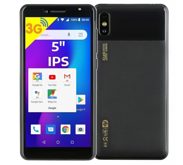 

Смартфон 2E E500A 2019 DS Black