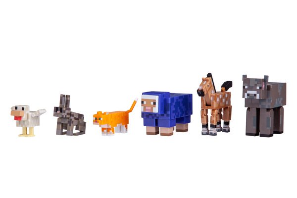 

Набор игровых фигурок Jazwares Minecraft прирученные животные (16588M)