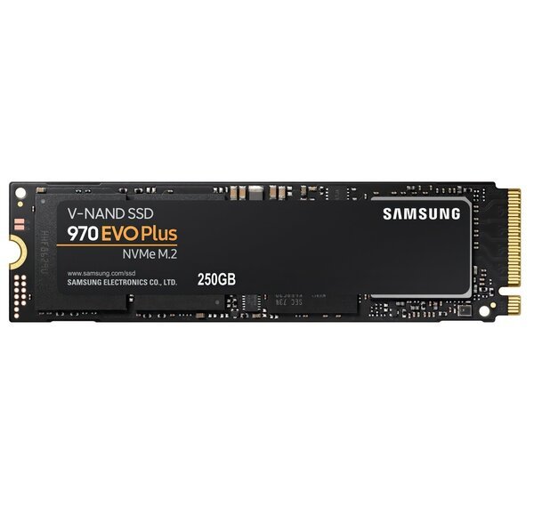Акція на SSD накопитель SAMSUNG 970 EVO PLUS 250GB M.2 PCIe V-NAND (MZ-V7S250BW) від MOYO