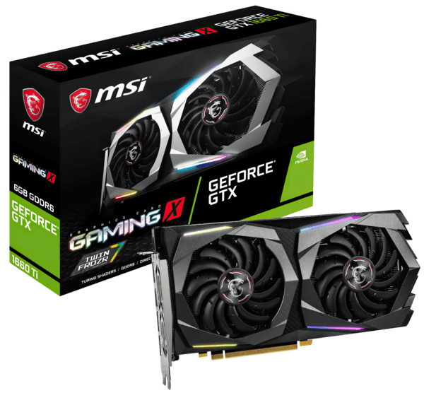 

Видеокарта MSI GeForce GTX 1660 Ti 6GB GDDR6 Gaming X (GF_GTX_1660_TI_GAM_X_6G)