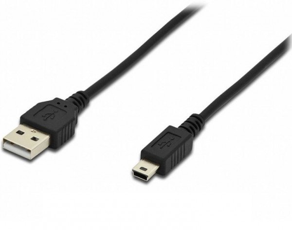 

Кабель miniUSB ASSMANN USB 2.0 AМ/mini B (5pin) 1м