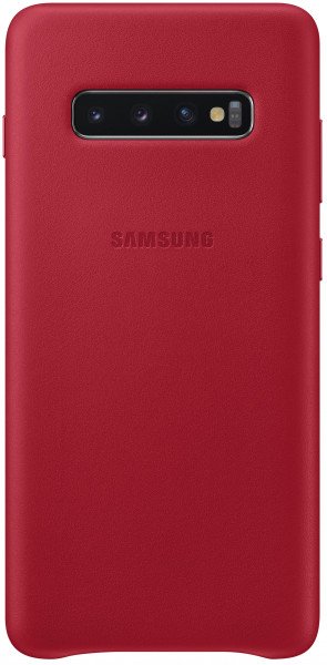 

Чехол для Samsung S10+ (G975) Leather Cover Red