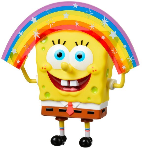 Акція на Игровая фигурка SpongeBob Masterpiece Memes Collection Rainbow SpongeBob (EU691001) від MOYO