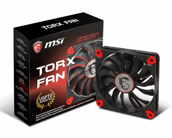 

Корпусный вентилятор MSI Torx Fan 12cm (E33-0602480-A87)
