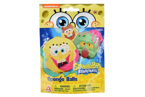 Акція на Игровая фигурка-сквиш SpongeBob Balls закрытая упаковка в ассортименте (EU690100) від MOYO