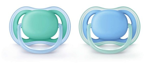 

Пустышка Avent Ultra-Air для мальчиков 6-18 мес, 2 шт (SCF244/22)