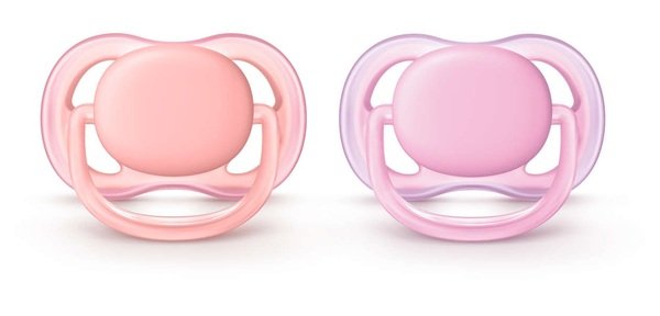 

Пустышка Avent Ultra-Air для девочек 0-6 мес, 2 шт (SCF245/20)