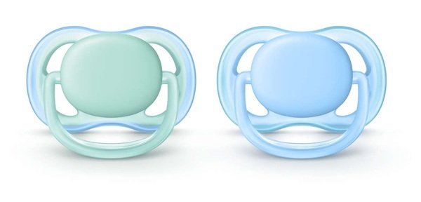 

Пустышка Avent Ultra-Air для мальчиков 0-6 мес, 2 шт (SCF244/20)