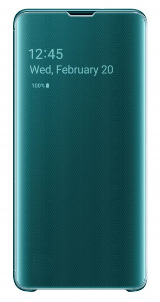 

Чехол для Samsung S10 (G973) Clear View Cover Green