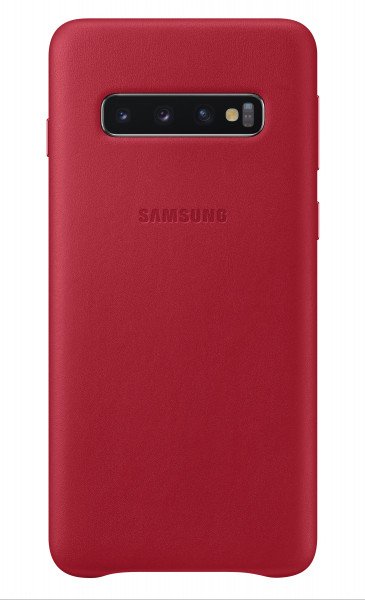 

Чехол для Samsung S10 (G973) Leather Cover Red