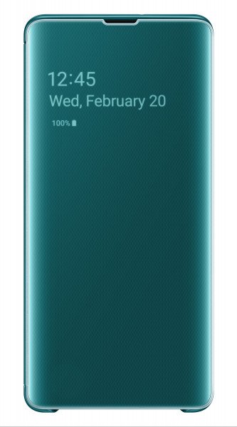 

Чехол для Samsung S10+ (G975) Clear View Cover Green