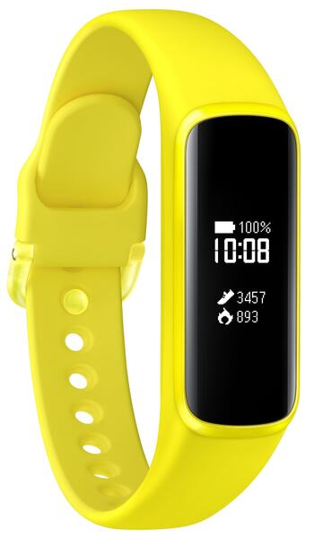 Акция на Фитнес-браслет Samsung Galaxy Fit e R375 Yellow от MOYO