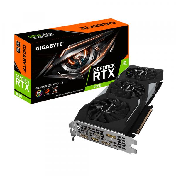 

Видеокарта GIGABYTE GeForce RTX2060 6GB GDDR6 Gaming OC PRO (GV-N2060GAMINGOCPRO-6GD)