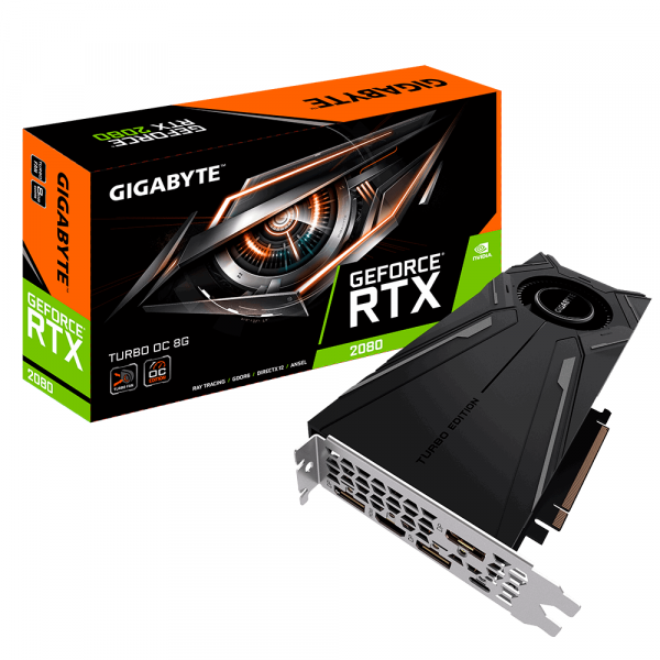 

Видеокарта GIGABYTE GeForce RTX2080 8GB GDDR6 Turbo OC (GV-N2080TURBO_OC-8GC)