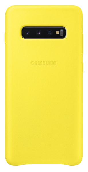 

Чехол Samsung для Galaxy S10+ (G975) Leather Cover Yellow