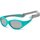 Детские солнцезащитные очки Koolsun KS-FLAG000 бирюзово-серые 0+ (KS-FLAG000)