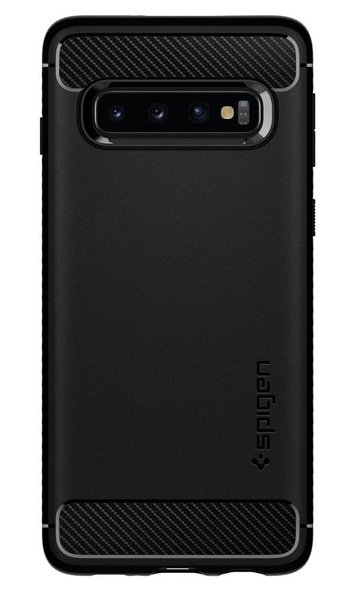

Чехол Spigen для Galaxy S10+ 2019 (G975) Rugged Armor Matte Black