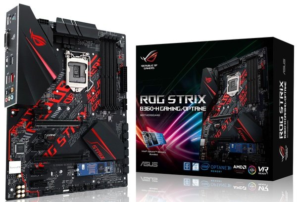 

Материнcкая плата ASUS STRIX B360-H GAM/OPTANE