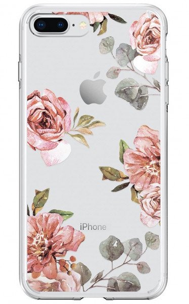 

Чехол Spigen для iPhone 8 Plus/7 Plus Liquid Crystal Aquarelle Rose