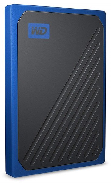 Акція на SSD накопитель WD Passport Go 1TB USB 3.0 Blue (WDBMCG0010BBT-WESN) від MOYO