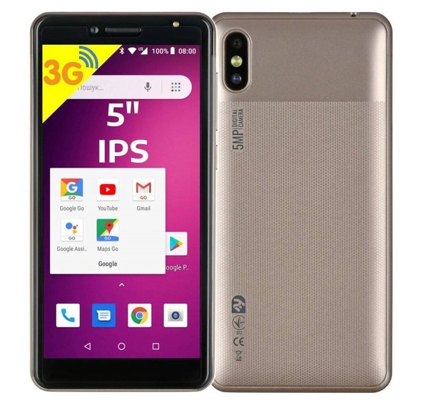 

Смартфон 2E E500A 2019 DS Champagne Gold