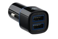  Автомобільний зарядний пристрій 2E Dual USB Charger 2xUSB 2.4A Black 