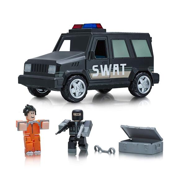 

Игровая коллекционная фигурка Jazwares Roblox Feature Vehicle Jailbreak: SWAT Unit W4, набор 2 шт. (10774R)