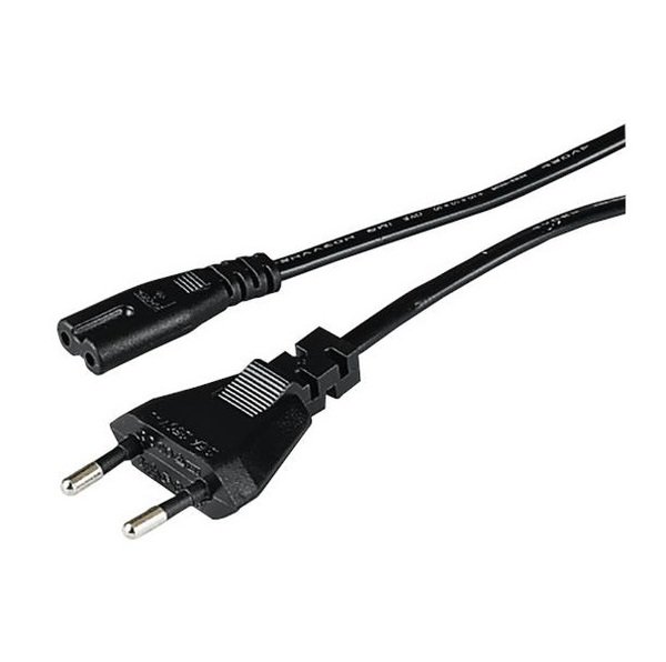 

Кабель питания НАМА Euro/M - C7/F, 2-pin, 1,5 м, Black (44225)