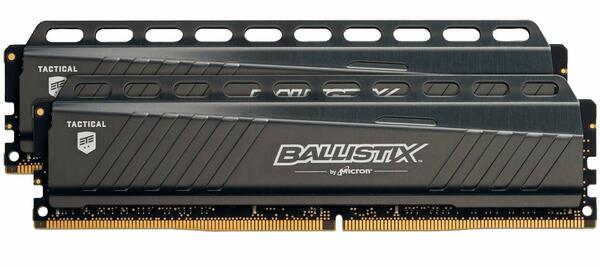 

Память для ПК Micron Crucial Ballistix Tactical DDR4 3000 8GB (4GB*2) (BLT2K4G4D30AETA)